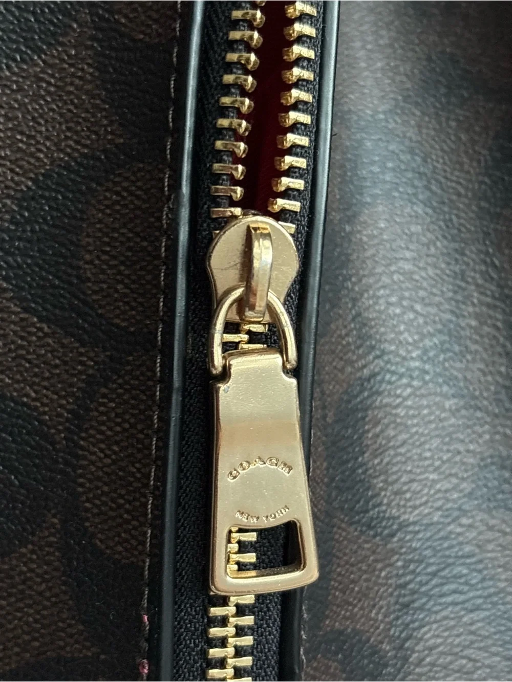 Coach signature tote